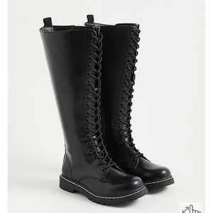 Torrid Black Combat Boots